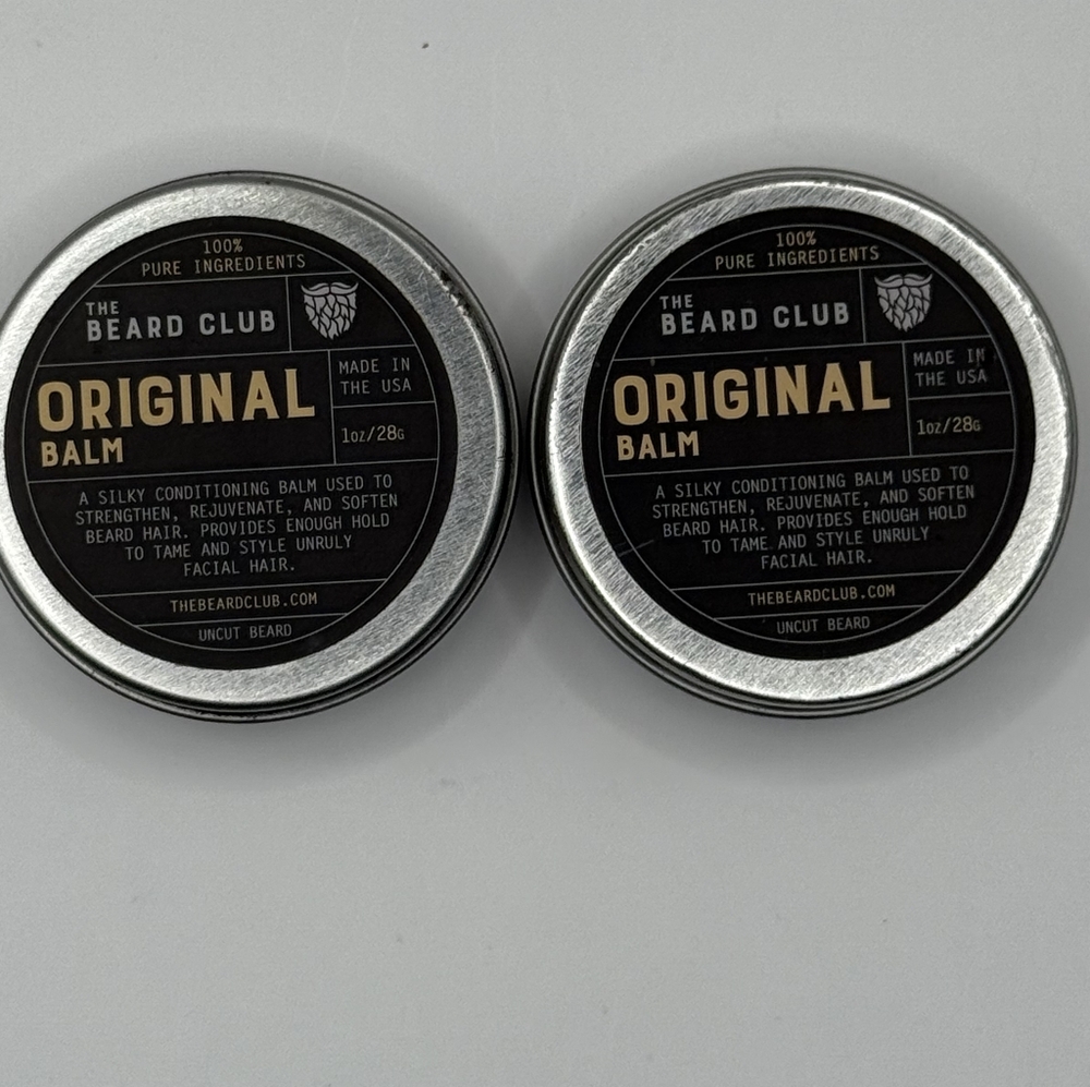 Original Beard Club Balm - 2pack 1oz Containers